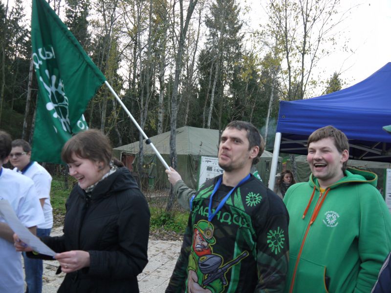 Торжественный прием Васьки в наши ряды